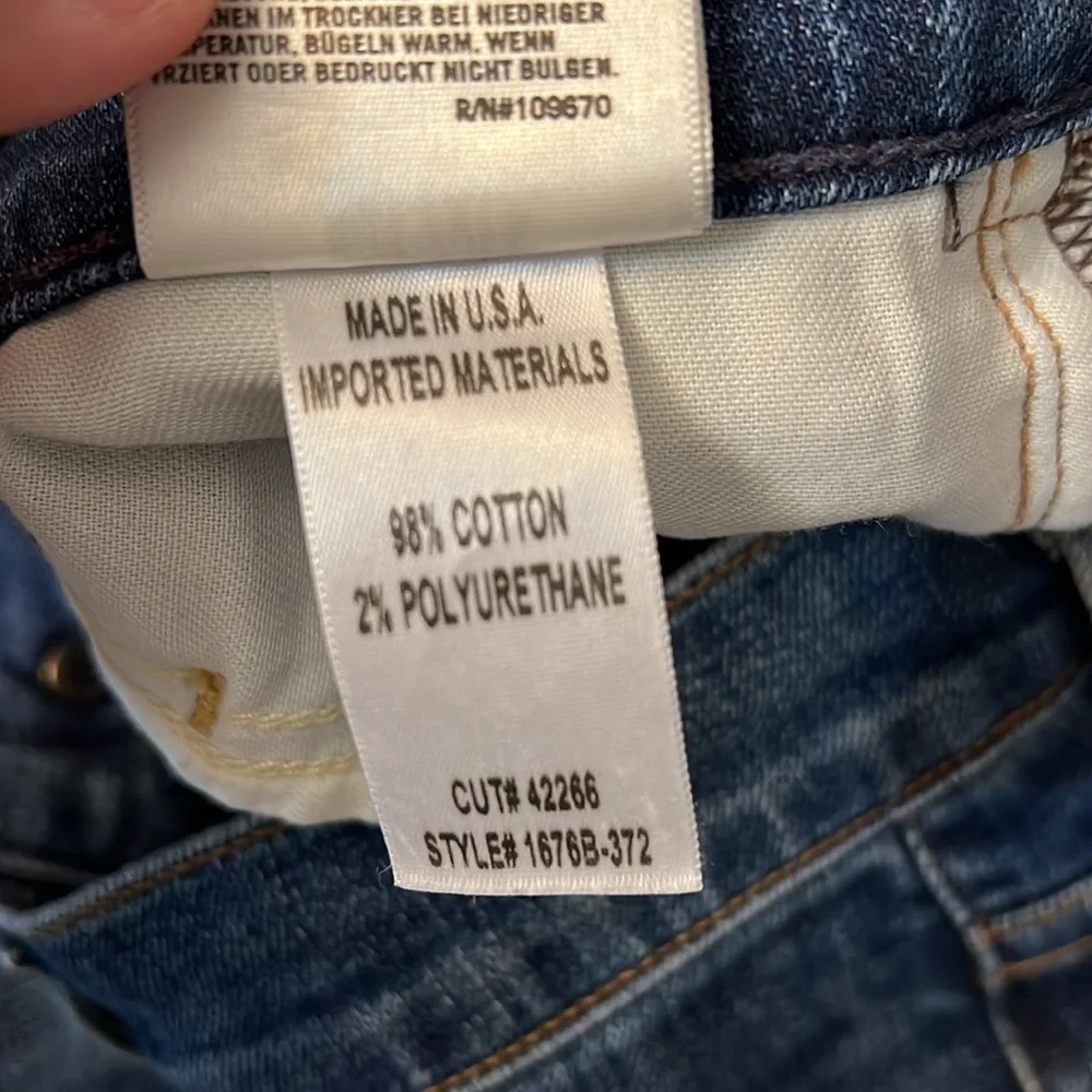 CITIZENS OF HUMANITY STEP HEM ANKLE CROPPED AMARI JEANS 26 - Picture 16 of 16